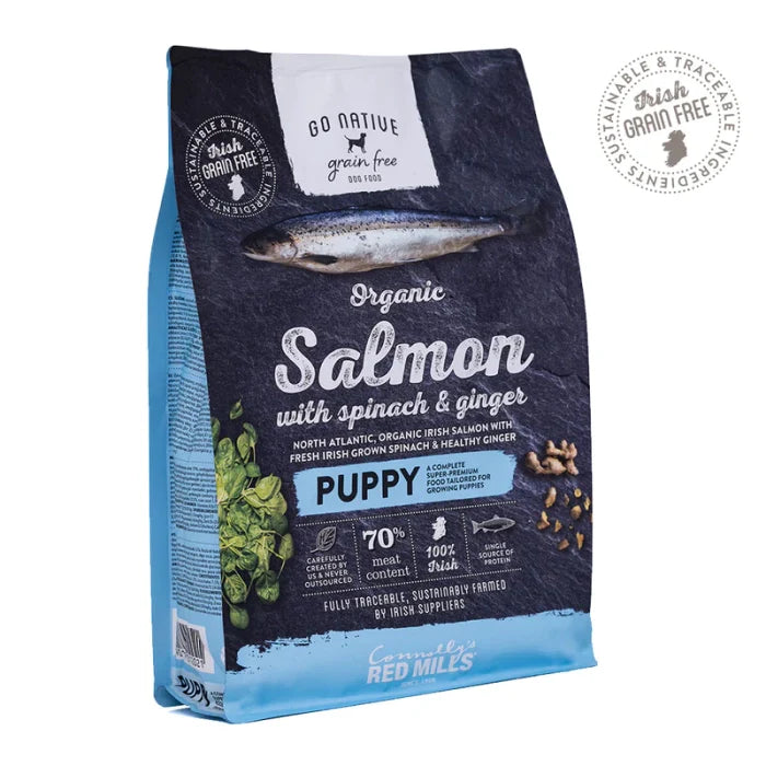 Go Native - Puppy Salmon with Spinach and Ginger