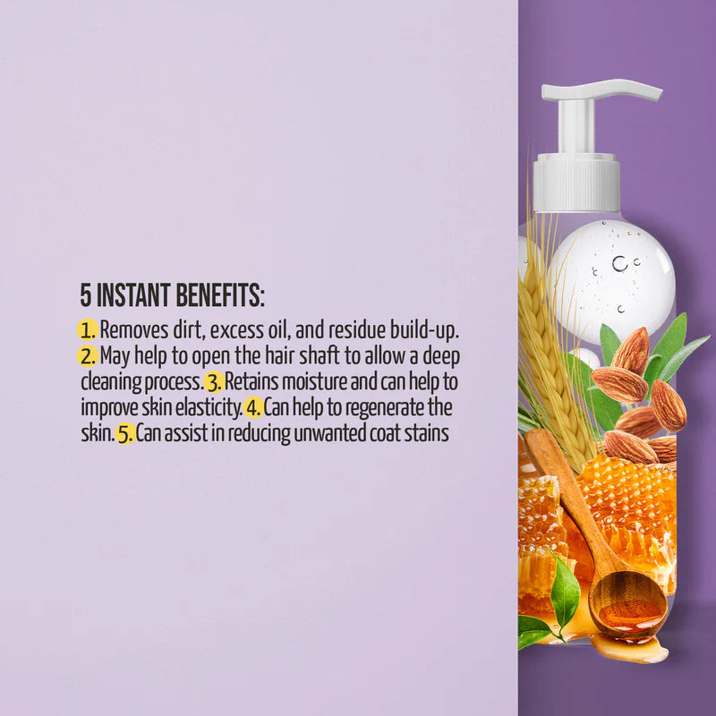 Tauro Pro Line - Ultra Natural Care Deep Clean shampoo for Dogs and Cats  Skin and Coat