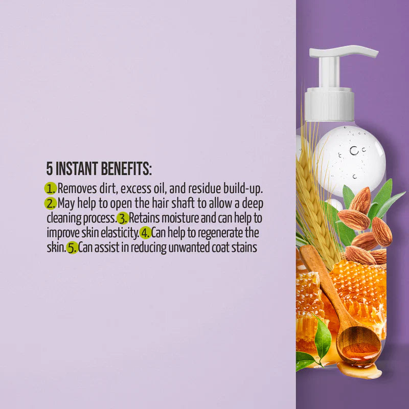 Tauro Pro Line - Ultra Natural Care Deep Clean Shampoo Dogs and Cats with White Light Coat and Skin