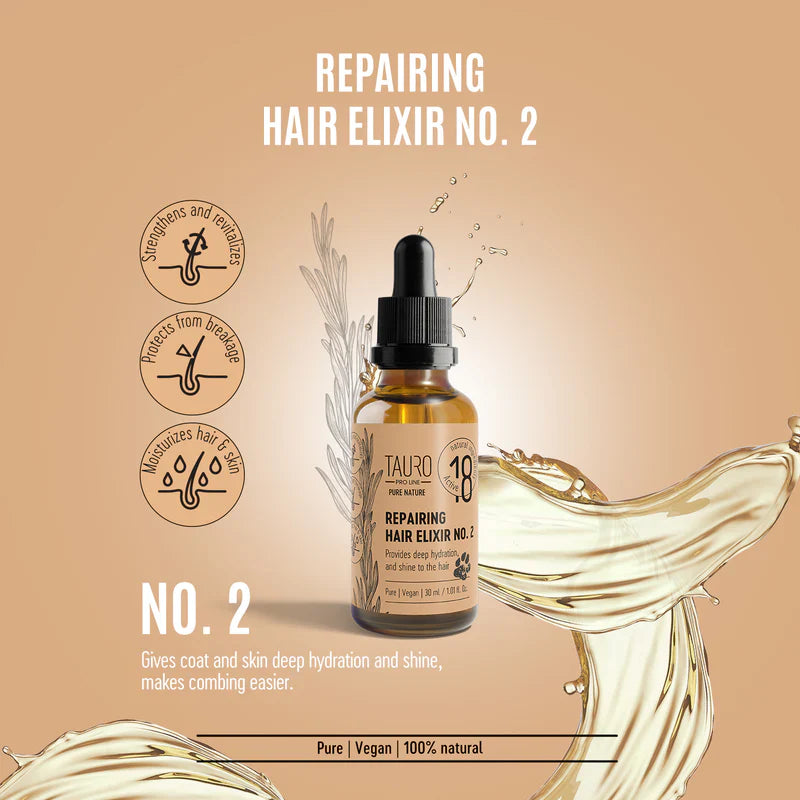 Tauro Pro Line - Pure Nature Repairing Elixir No. 2 for Dogs and Cats Coat Repairing