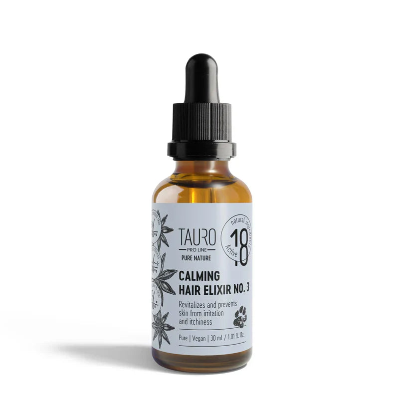 Tauro Pro Line - Pure Nature Calming Elixir No. 3 for Calming Dogs and Cats Coat and Skin