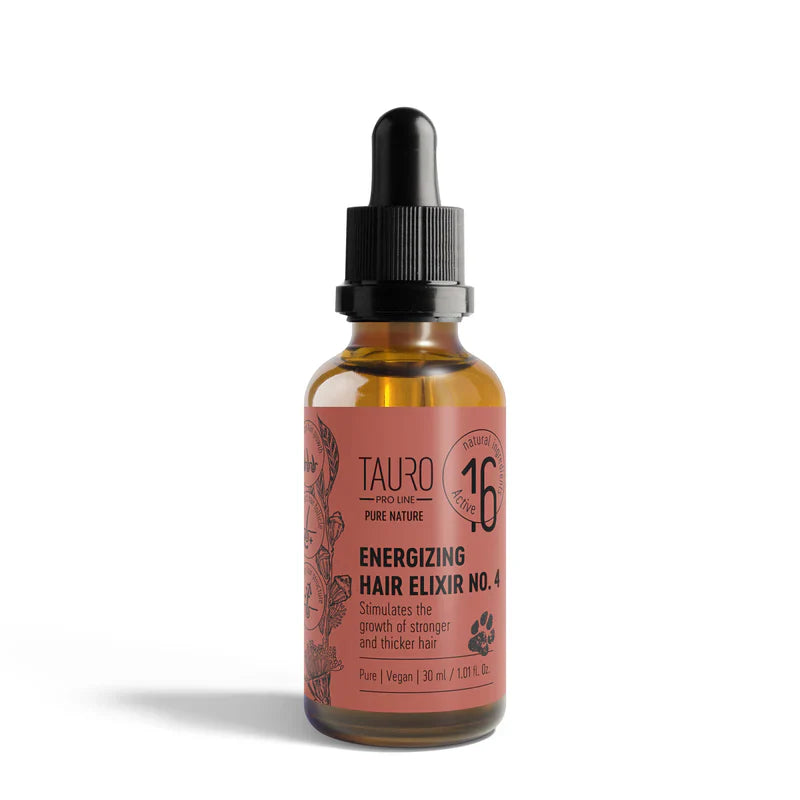 Tauro Pro Line - Pure Energizing Elixir No. 4 to Stimulate Coat Growth for Dogs and Cats
