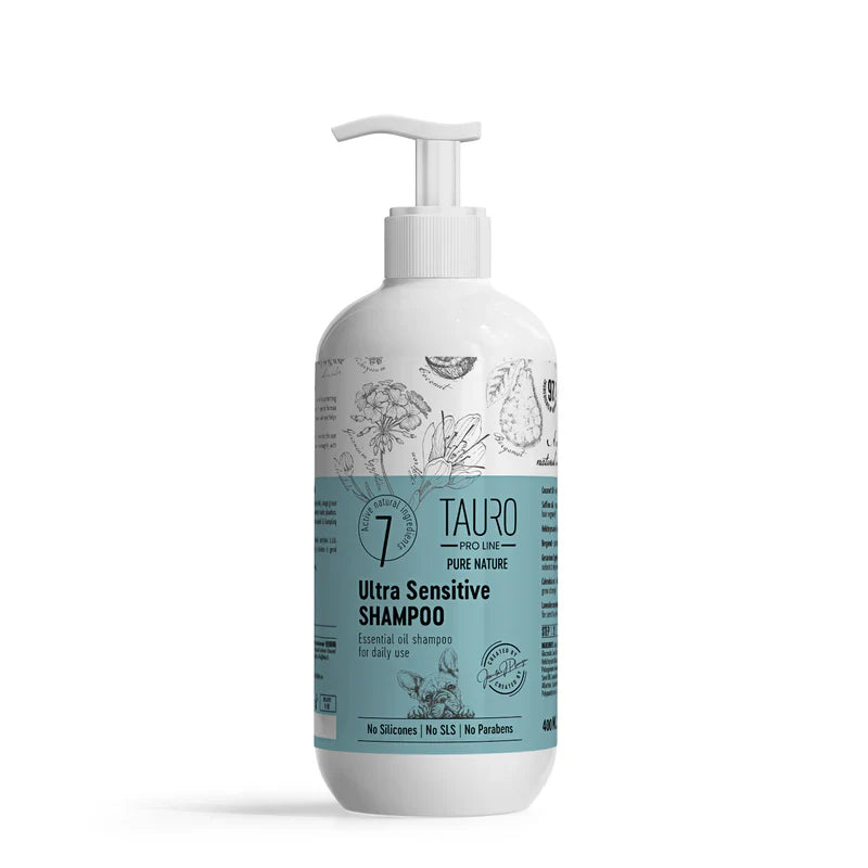 Tauro Pro Line - Pure Nature Ultra Sensitive Coat Shampoo for Dogs and Cats with Sensitive Skin