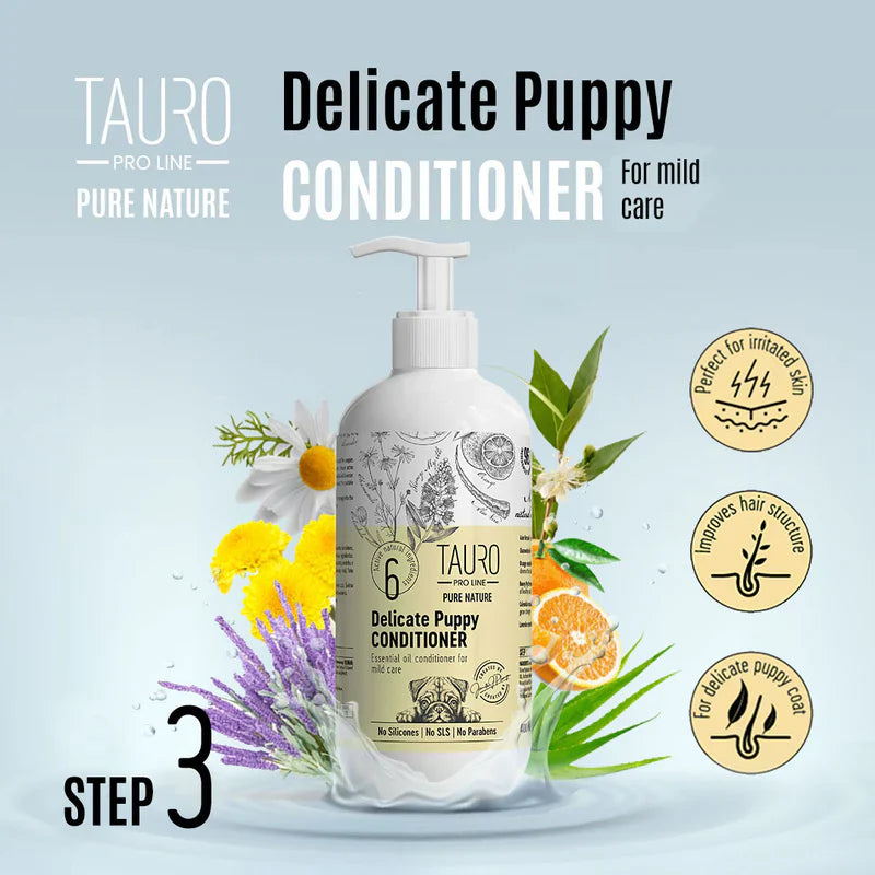 Tauro Pro Line - Pure Nature Delicate Puppy Gentle Goat Conditionier for Puppies