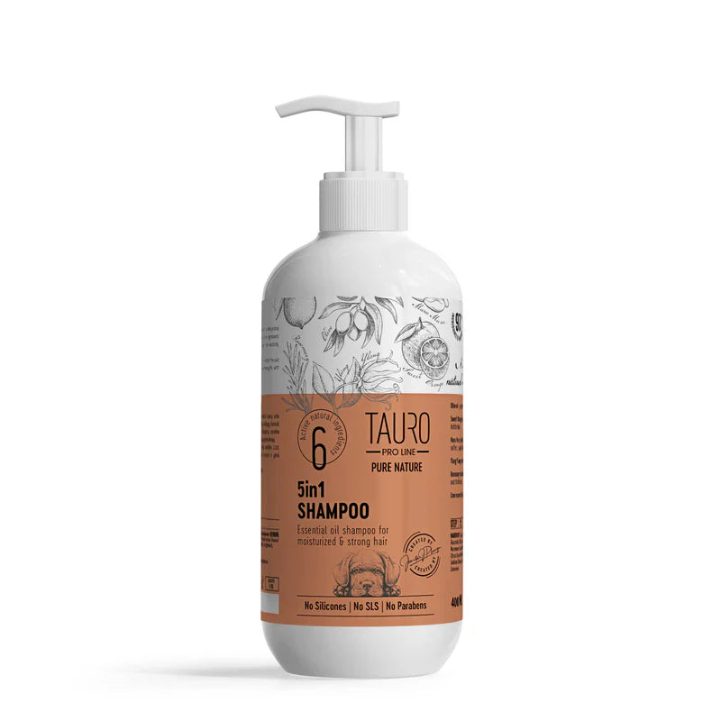 Tauro Pro Line - Pure Nature 5in1 Moisturizing Coat Shampoo for Dogs and Cats