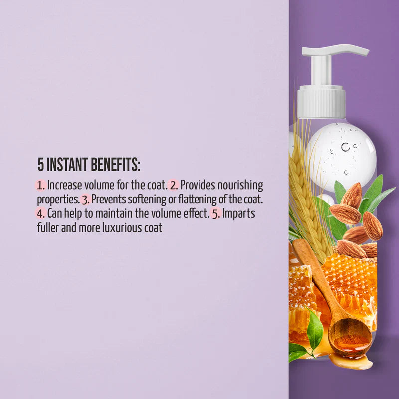 Tauro Pro Line - Ultra Natural Care Volume Boost Leave - In Conditionier Spray Volume Boost Leave-In Conditioner for Dogs and Cats Coat