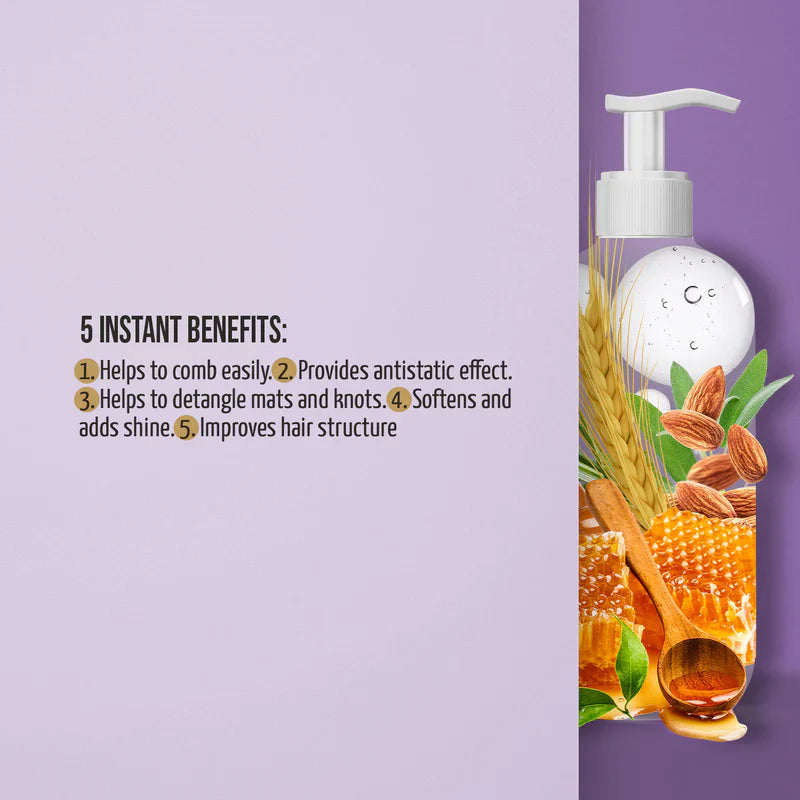 Tauro Pro Line - Ultra Natural Care Detangling Leave-In Conditioner  for Dogs and Cats Coat