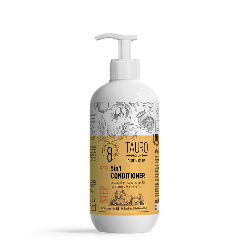 Tauro Pro Line - Pure Nature 5in1 Moisturizing Coat Conditionier for Dogs and Cats