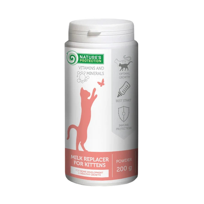 Nature's Protection - Kitty-milk milk replacer for kittens for bone development & healthy growth