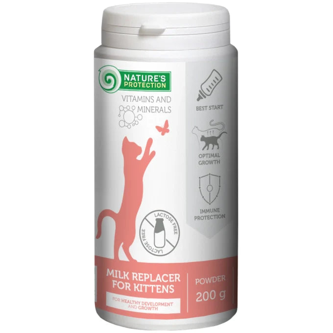Nature's Protection - Kitty-milk milk replacer for kittens for bone development & healthy growth