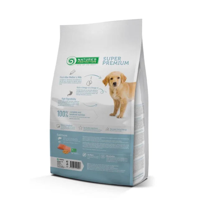 Nature's Protection - Puppy Starter Salmon with Krill of All Breed Dry Food for Dogs