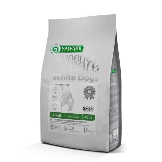 Nature’s Protection - Superior Care White Dogs Grain Free with Insect Adult Small Breed
