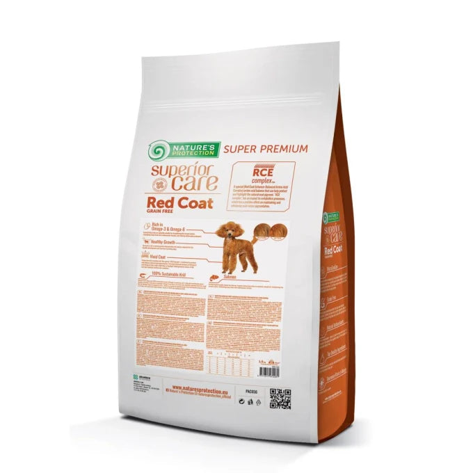 Nature’s Protection - Superior Care Red Coat Grain Free Salmon Junior Small Breed