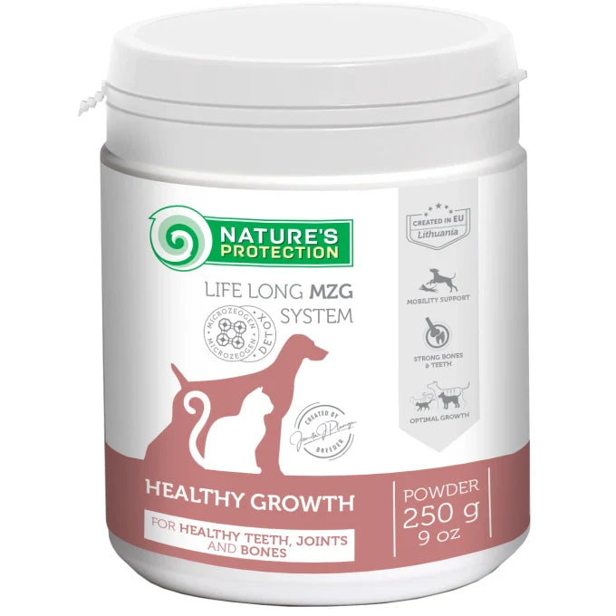 Nature's Protection - Healthy Growth Formula Complementary Feed For Growing Dogs And Cats For Feeth Joints & Bones