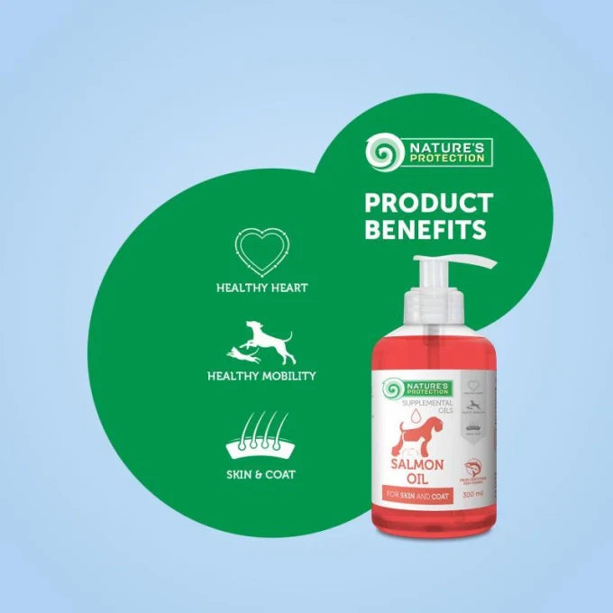 Nature's Protection - Salmon Oil For Skin And Coat Of Adult Dogs And Cats