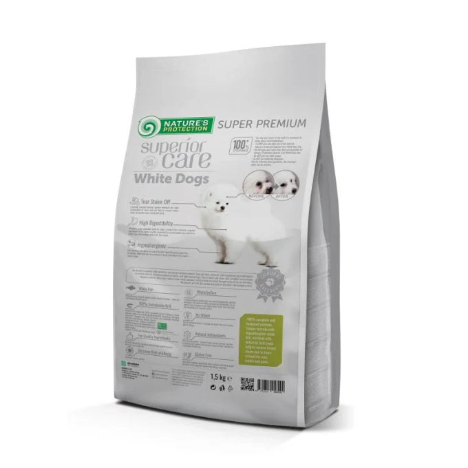 Nature's Protection - Superior Care White Dogs Grain Free White Fish Junior Small and Mini Breeds